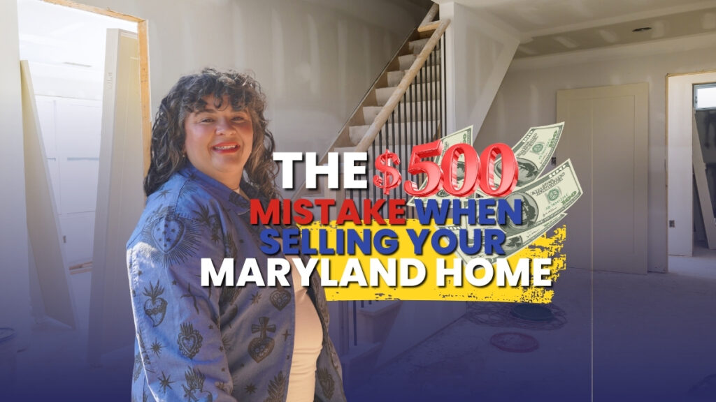 Home selling mistake in Maryland illustrated by Realtor Allie Vasquez explaining how small prep costs can prevent big pricing losses.