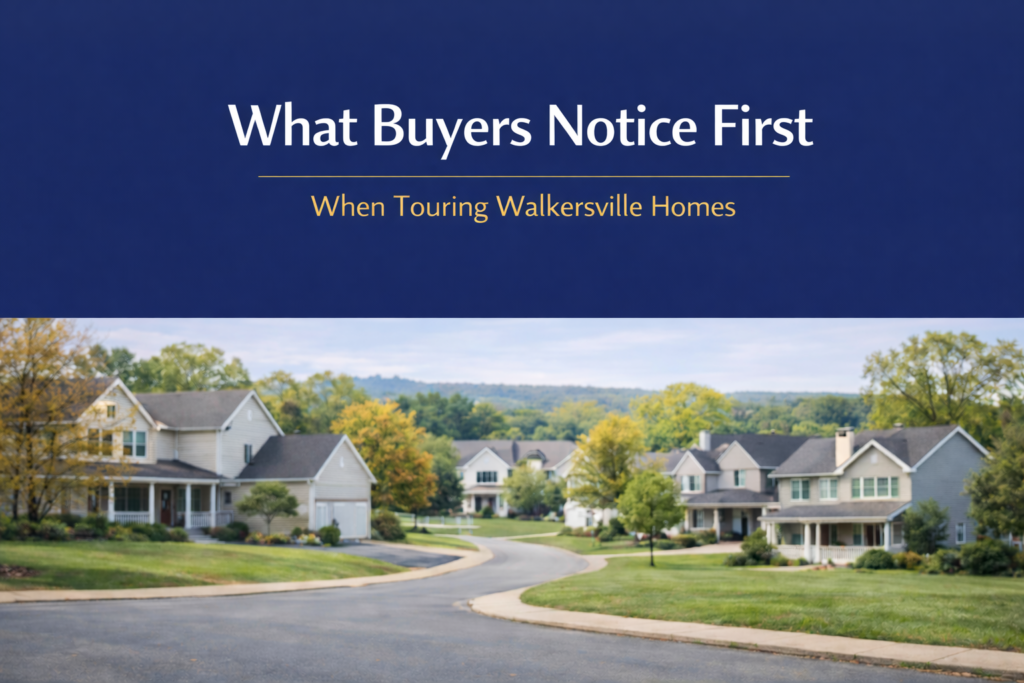 What Buyers Notice First When Touring Homes in Walkersville